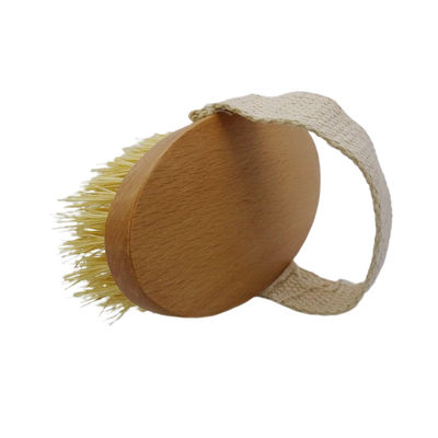 Massagefunctie Geel Droog Vochtig Lichaam Borstel Zachte Borstel Natuurlijke Peeling Dode huid Gladde Cellulitis Langzame veroudering Stimuleren lymfe en bloedstroom