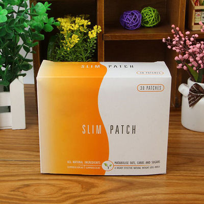 30pcs Magnet Body Slim Patch Navel Buik Slimming Patches Gewichtsverlies Brandend Patches Voor Vet Firming Stickers Wit Rood