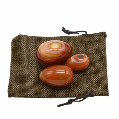 2024 Carnelian Yoni Egg Red Agate Jade Egg voor vaginale versterking Oefening Massage Therapie
