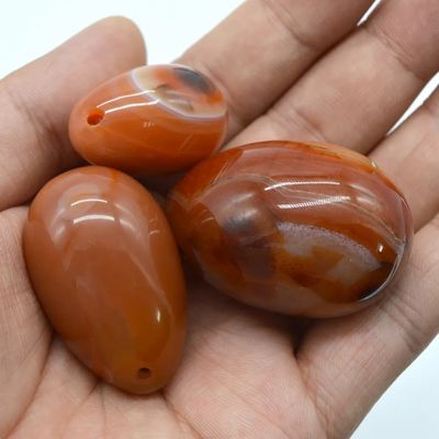 2024 Carnelian Yoni Egg Red Agate Jade Egg voor vaginale versterking Oefening Massage Therapie