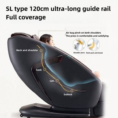 Zwarte massagestoel 2024 Smart Whole Body Elektrisch Automatische Fysiotherapie Massager Gezondheid Wellness Massage Bed