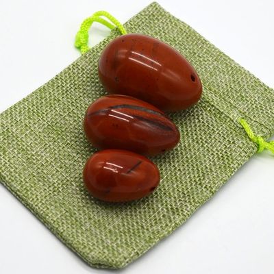 Roodsteen Vaginale Yoni Massager Kegel-oefening Jade eieren voor vrouwen Verbeteren de gezondheid van de bekkenbodem