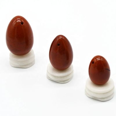 Roodsteen Vaginale Yoni Massager Kegel-oefening Jade eieren voor vrouwen Verbeteren de gezondheid van de bekkenbodem