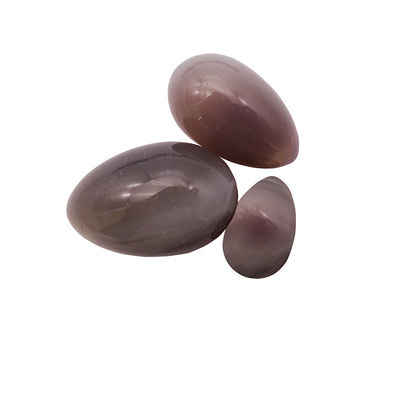 Yoni Eggs Set Healing Polished Grey Agate Egg Kaigl Vagina Dumbbell Yoni Massage Stones 3 maten voor intiem welzijn