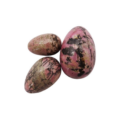 Kegel-oefening edelstenen warm jade rhodonite palmbestenen yoni eieren voor vrouwen bekken spieren training in 3 maten