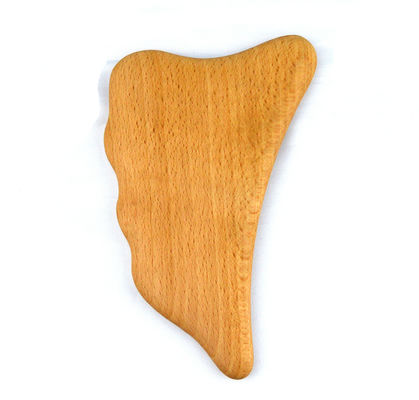 Custom Logo Houten Gua Sha Massager Body Massage Tool voor zelf huidverzorging Spa Gezichtslifting Schoonheid