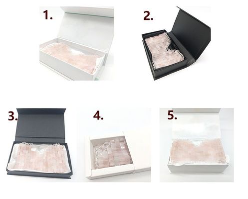 21*9cm natuurlijke rozenkwarts massage kraal oog schoonheid masker gezichtsgenezing jade masker met wereldwijde levering