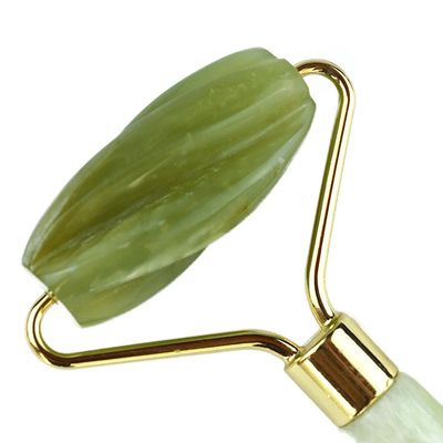 Gezichtsmassageapparatuur 100% natuurlijke Xiuyan Green Jade Roller Gezichtsmassage Jade Stone Oogmassage IJssroller Voor massagetools