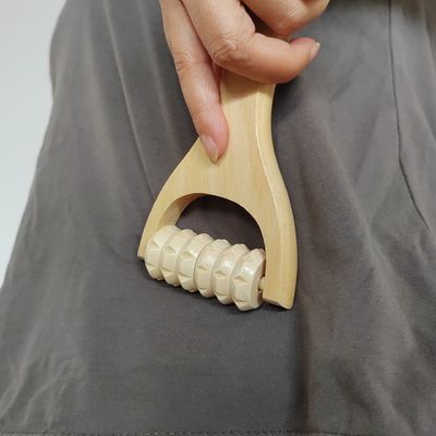 Houten gezichtsroller gezichtsgras Boom Houten massager voor trending producten Schoonheidsinstrumenten voor vrouwelijk gezicht Huidmassage