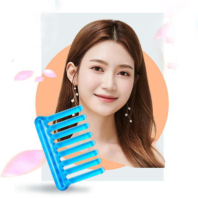 2024 Populair Gua Sha Lady Comb Zwart/blauw Massage Comb voor onderhoud van lang haar en dubbele functie IJsspier schoonheid