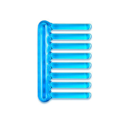2024 Populair Gua Sha Lady Comb Zwart/blauw Massage Comb voor onderhoud van lang haar en dubbele functie IJsspier schoonheid