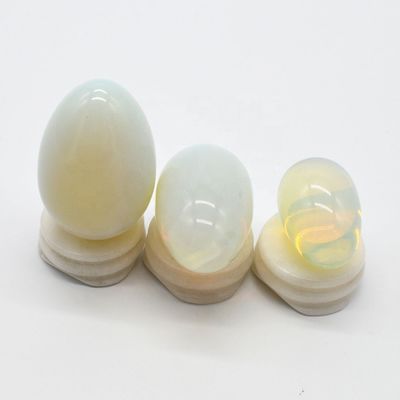 Opaliet Yoni-eier Bekken Kegel-oefening Jade-eier voor het versterken van vaginale spieren en kristallen balmassage