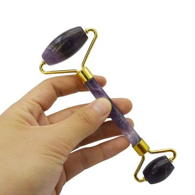 Amethist Jade Roller Guasha Gezicht Huidverzorging Tools Kleine Oog Roller voor Ogen Gezicht Gua Sha Massager voor vrouwen Gezicht Roller Zelfzorg Geschenken
