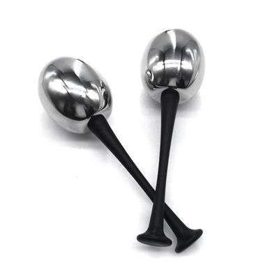 Gepersonaliseerd logo beschikbaard roestvrij staal ijs gezichtsbolletjes voor vrouwen Gezicht Ogen schoonheid cryo sticks Roller Gua Sha Freeze Tools