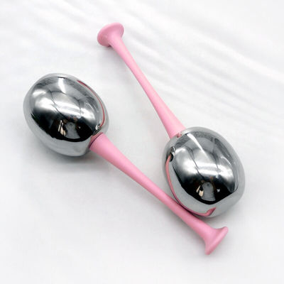 Gepersonaliseerd logo beschikbaard roestvrij staal ijs gezichtsbolletjes voor vrouwen Gezicht Ogen schoonheid cryo sticks Roller Gua Sha Freeze Tools