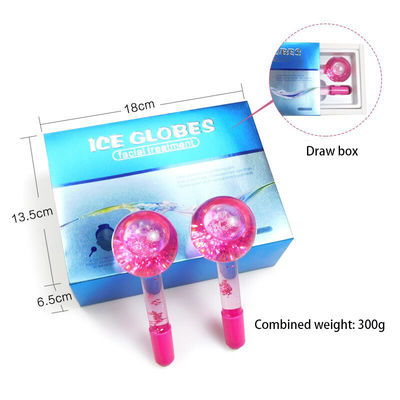 Gezichtsmassage koelende bol borosilicaat glazen ijsbolletjes voor gezichtsbehandeling rolbal spa facelift schoonheid huidverzorging