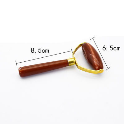 Agate Face Gua Sha Roller Body Skin Care Stone Gezichtsmassage voor vrouwen om stress en oogzwelling te verlichten