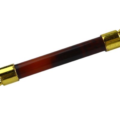 Gepersonaliseerd logo beschikbaard 100% Authentieke natuurlijke Carnelian Jade Guasha Roller Massage Anti-aging Face Gua Sha Roller
