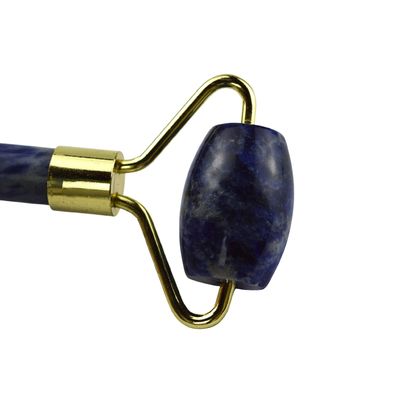 Gezichtsmassage Schoonheidsproduct Ooghoofdmassageur Blauw Sodalite Gezichtsrol Jade Gua Sha Gereedschap Voor Huidverzorging Met Gepersonaliseerd Logo