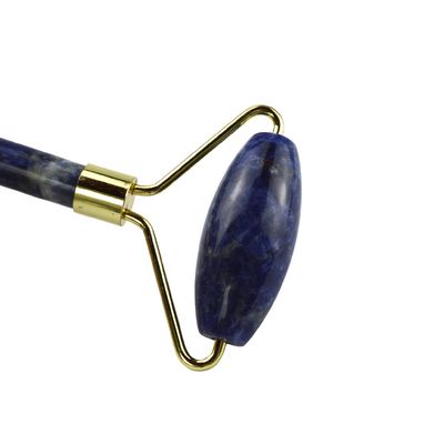 Gezichtsmassage Schoonheidsproduct Ooghoofdmassageur Blauw Sodalite Gezichtsrol Jade Gua Sha Gereedschap Voor Huidverzorging Met Gepersonaliseerd Logo