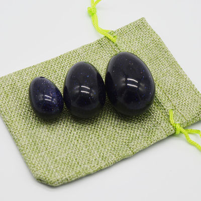 Gesneden blauwe jade Yoni eieren Versterken uw vaginale spieren efficiënt