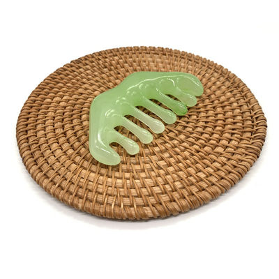 ISO9001-gecertificeerde hars Gua Sha Massager Comb voor hoofdhuidverzorging en acupunttherapie Bijenwas