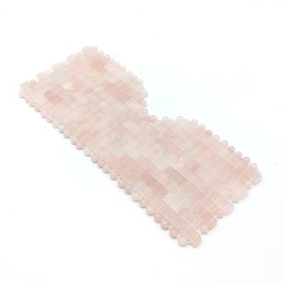 2019 Handwerk Slaap Gezicht Jade Maskers Natuurlijke Roos Kwartz Oogmasker voor Beauty Mat S