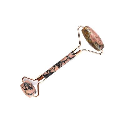Gezichtsmassager Rhodonite Stone Jade Roller Gua Sha voor spiermassage Anti-aging 100% natuurlijke edelsteen Custom Logo Home