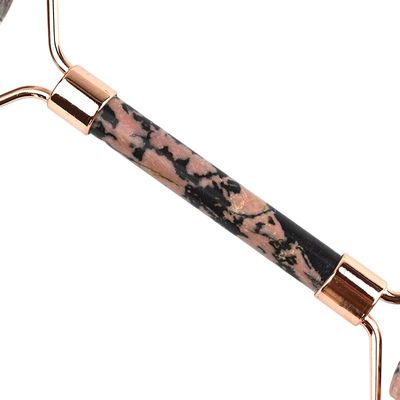 Gezichtsmassager Rhodonite Stone Jade Roller Gua Sha voor spiermassage Anti-aging 100% natuurlijke edelsteen Custom Logo Home