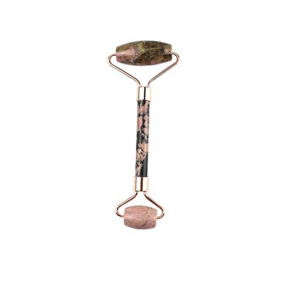 Gezichtsmassager Rhodonite Stone Jade Roller Gua Sha voor spiermassage Anti-aging 100% natuurlijke edelsteen Custom Logo Home