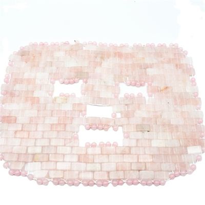 Gepersonaliseerd logo Natuurlijke schoonheid Jade Stone Mask Roze Rose Quartz Godin Gezicht Mask Gezicht Mask