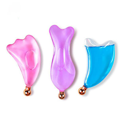 Aanpassing IJs Guasha Massage Gezicht Lift Huidverzorging Tools Cooling Beauty Gezichts IJsschalen Gua Sha Massage Tool voor SPA