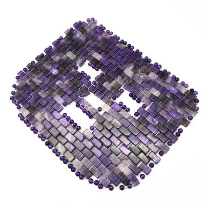 Gepolijste technologie Natuurlijke schoonheid Jade Stone Mask voor Amethyst Godin Gezichtsschoonheid Verpakking OEM