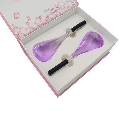 2024 IJssfeer Glas Beauty IJsscherm Gezichtsmassage Hulpmiddelen Paarse massageball voor Vrouw Ogen Nek Asmr van Popular Products