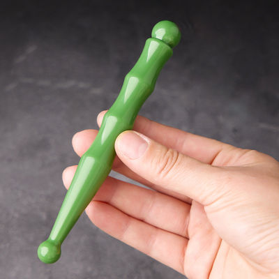 14.5cm Hars Double Head Acupoint Stick voor gezichtsmassage en Lymfatische Stimulatie Tool
