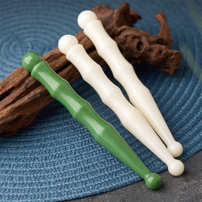 14.5cm Hars Double Head Acupoint Stick voor gezichtsmassage en Lymfatische Stimulatie Tool