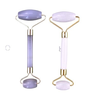 Natuurlijke Agate Gezicht Jade Roller Gua Sha Massager voor Gezicht Huid Beauty Tools Anti-aging Functie Spiermassage