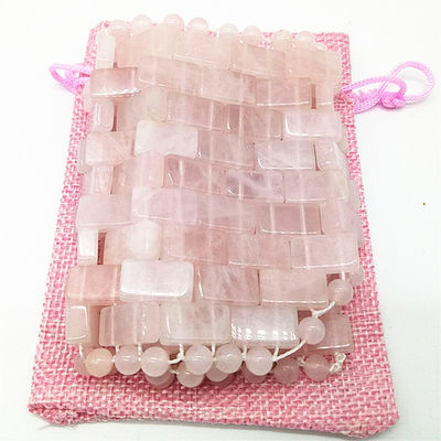 OEM geaccepteerd roze kwarts oogmasker natuurlijke edelsteen jade slaapmasker voor anti-aging warm of koud in 2024