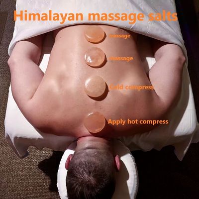 250 g natuurlijke Himalaya Rozen Zout Zeep voor schoonheidssalon SPA Essentiële Olie Handgemaakte Schrapen Massage Koud Warm Compress Steen