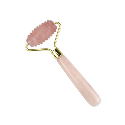 Gezichtsmassagetool 100% natuurlijk rozenkwarts Gua Sha Jade Roller voor huidverzorging en massagetools
