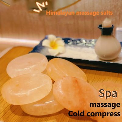 250 g natuurlijke Himalaya Rozen Zout Zeep voor schoonheidssalon SPA Essentiële Olie Handgemaakte Schrapen Massage Koud Warm Compress Steen