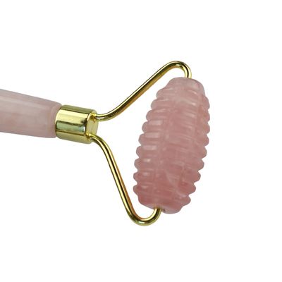 Gezichtsmassagetool 100% natuurlijk rozenkwarts Gua Sha Jade Roller voor huidverzorging en massagetools