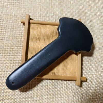 Stroombron Plug-in Bian Stone Gua Sha Schraapbord voor rugmassage en lymfatische drainage Lichaam Meridian Borstel inbegrepen
