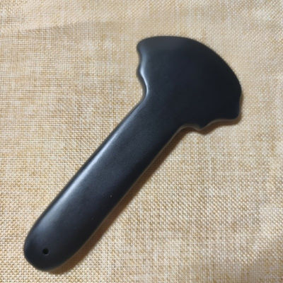 Stroombron Plug-in Bian Stone Gua Sha Schraapbord voor rugmassage en lymfatische drainage Lichaam Meridian Borstel inbegrepen