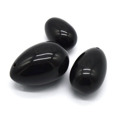 Handgesneden 2024 Zwarte Obsidian Yoni Eieren Kegel Oefen Gereedschap voor Vrouwen Gezondheid en Welzijn