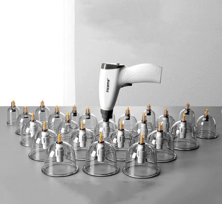 20-stuk set elektrische Guasha Cupping zuigmasser voor lichaamsmassage Meridian behandeling ontspannen gereedschap ABS materiaal