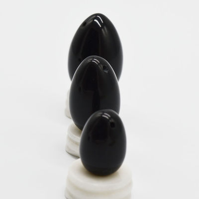 Handgesneden 2024 Zwarte Obsidian Yoni Eieren Kegel Oefen Gereedschap voor Vrouwen Gezondheid en Welzijn
