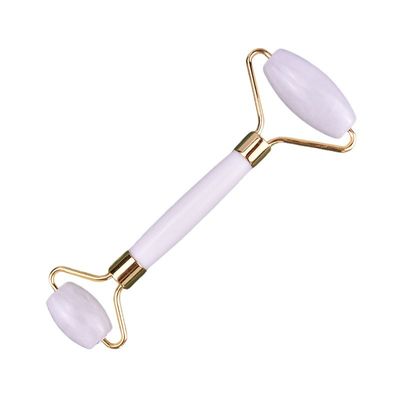 Natural White Jade Roller Guasha Face Beauty Massager Facial Gua Sha Massage Tools Anti Aging Custom Logo voor gezichtsmassage