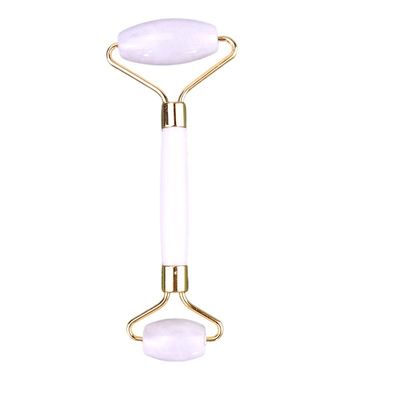 Natural White Jade Roller Guasha Face Beauty Massager Facial Gua Sha Massage Tools Anti Aging Custom Logo voor gezichtsmassage