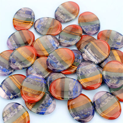 Chakra Balancing Essential Natural Worry Stone Finger Massage Tool met 45*35*8mm Grootte en ISO9001 Certificaat